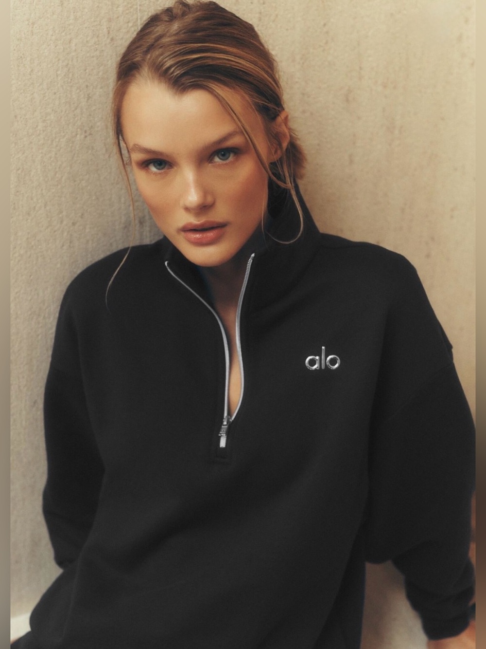 ALO Accolade 1/4 Zip Pullover Sweatshirt - NWT - XS